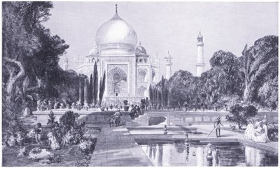 The Taj Mahal at Agra, as it Appeared in 1864 by William Crimea Simpson